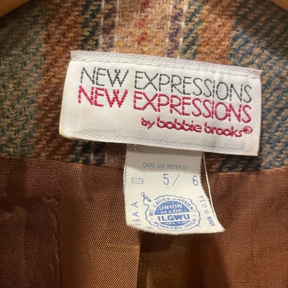 Vintage New Expressions Bobbie Brooks striped blazer - Picture 2 of 9